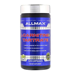 ALLMAX, L-Carnitine Tartrate, 120 Capsules