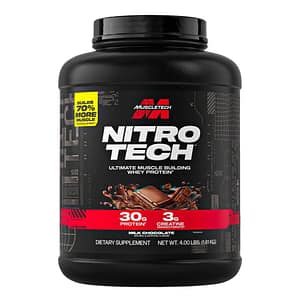 MuscleTech, Nitro Tech, Whey Protein, 4 LB - Milk Chocolate