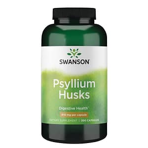 Swanson, Psyllium Husks – Digestive Health, 610 MG
