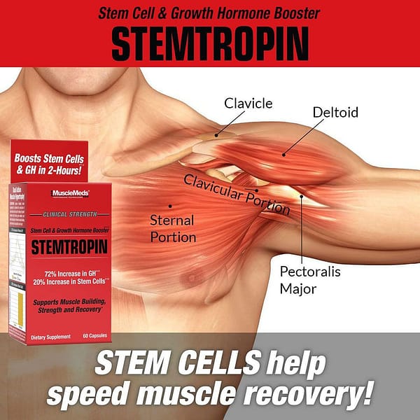 MuscleMeds STEMTROPIN – Natural Stem Cell & Growth Hormone Booster