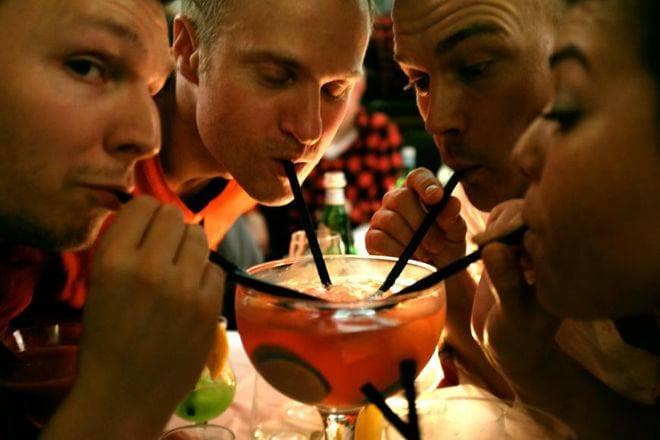 Does Sharing a Drink Transmit Disease?