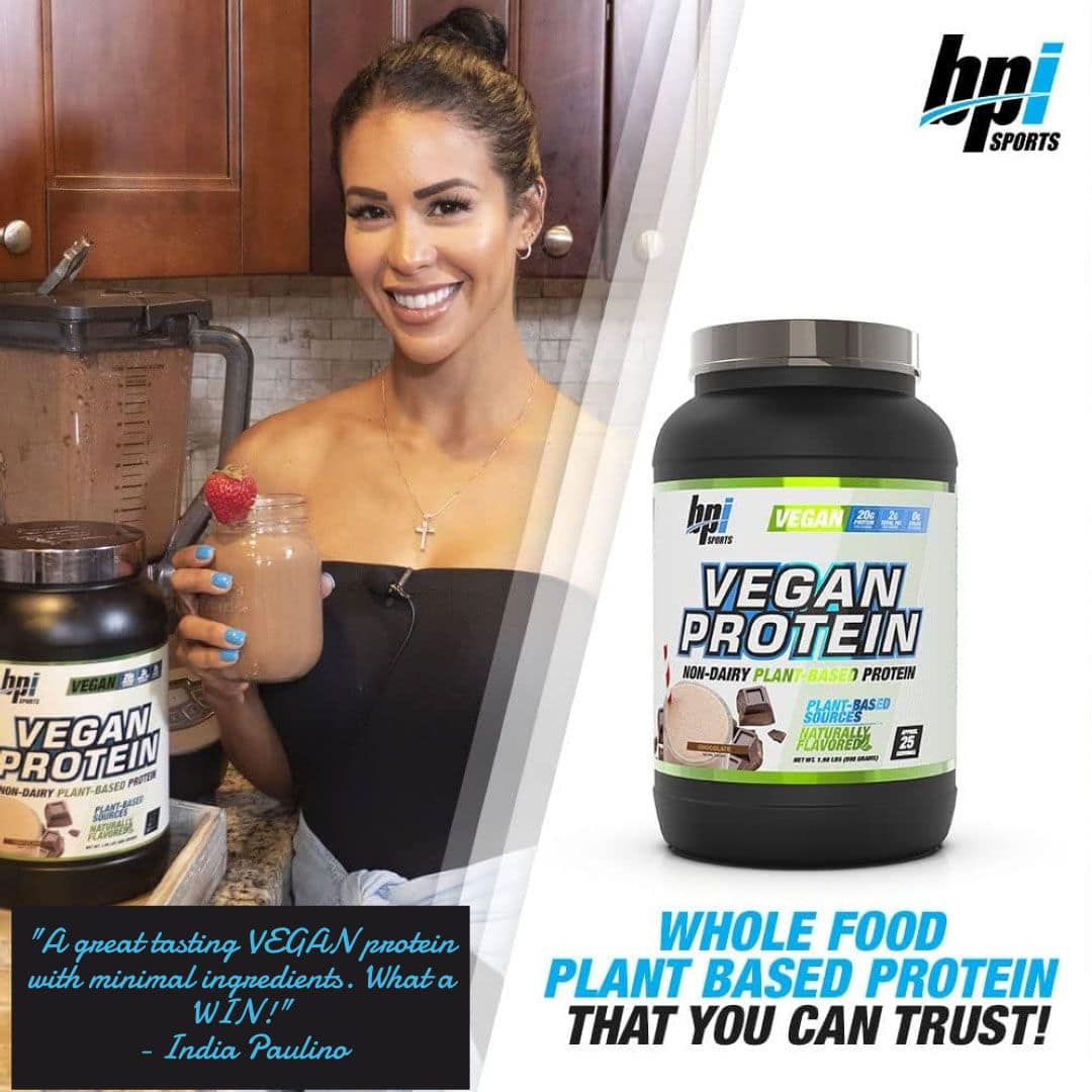 BPI Sports, Vegan Protein, India Paulino